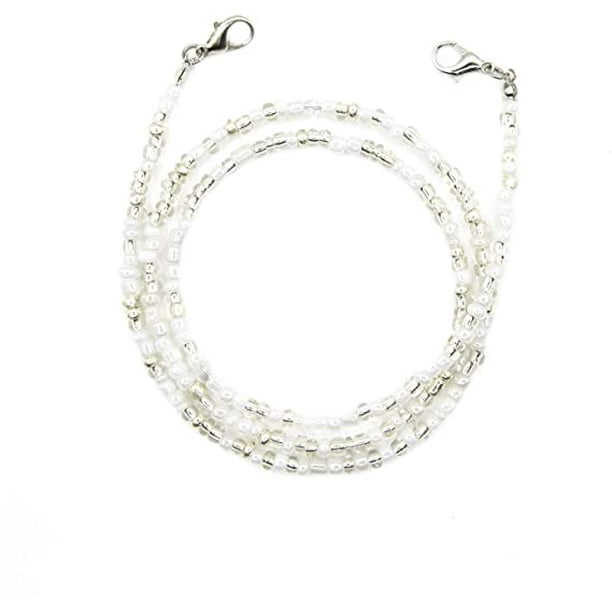 5Pcs Kids Mask Lanyard Necklace with Clips Stylish Mask Lanyard for Women Eyeglass Chains Holder Strap Beaded Lanyard Eyeglass Lanyard Breakaway Around Neck for Women 50cm 5Pcs Kids Mask Lanyard Necklace with Clips Stylish Mask Lanyard for Women Eyeglass Chains Holder Strap Beaded Lanyard Eyeglass Lanyard Breakaway Around Neck for Women 50cm
